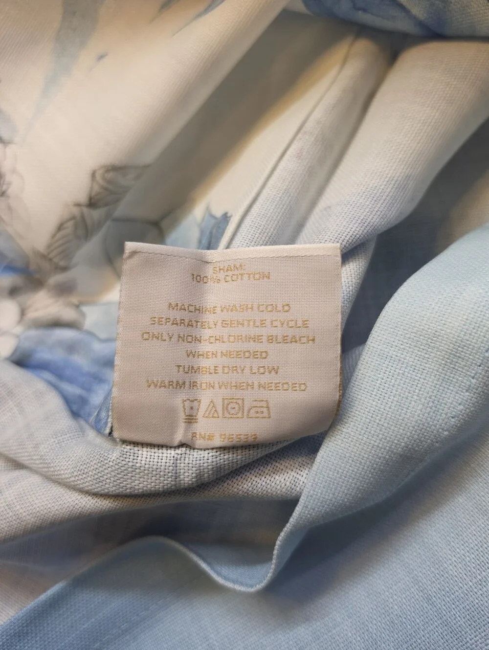 Southern Living Serenna Duvet Cover Mini Set 2 Shams Cotton Full Queen Blue Leaf